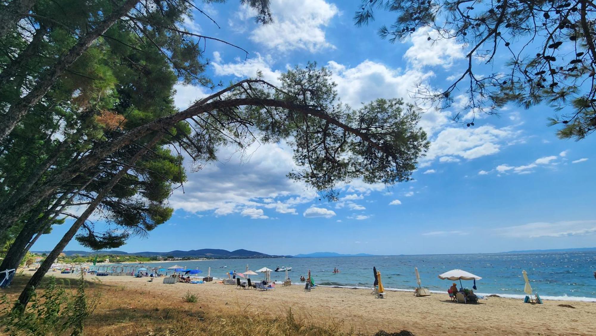 Pine Beach Holiday Home 2 Bedrooms 50 Meters To The Beach Kalyves Polygyrou Екстер'єр фото
